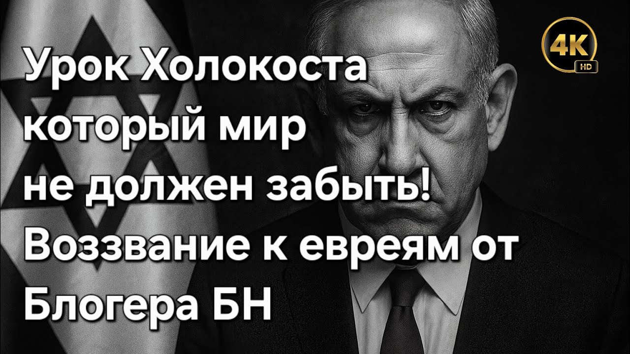 Урок Холокоста который мир не должен забыть!  Воззвание к евреям от Блогера БН / בני הזכרון