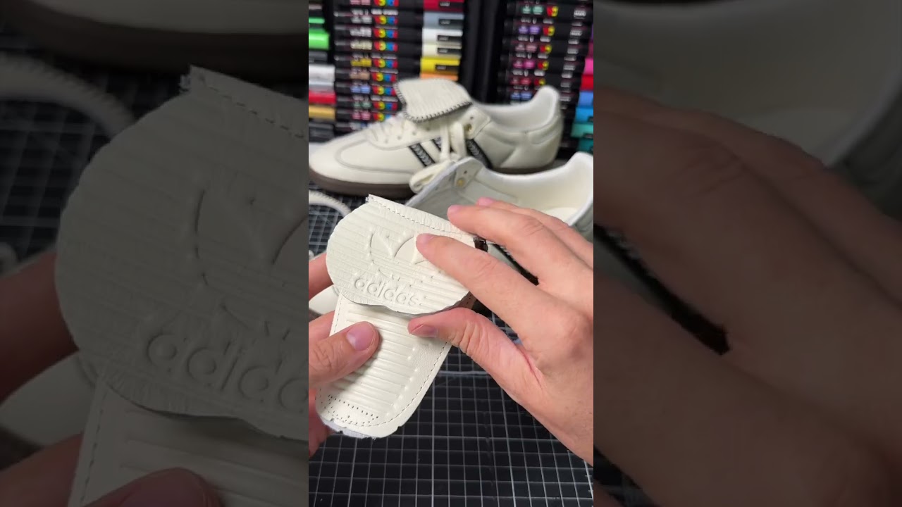 adidas Samba crochet flower 🌸🧵ASMR Sewing | Custom Sneaker | Maxplore | #adidas #schuhe #crocheting