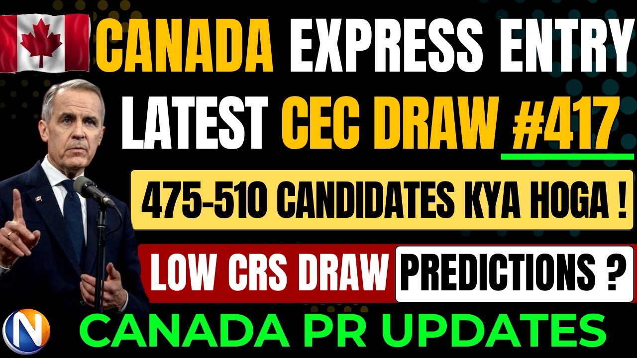 Canada Express Entry Latest CEC Draw Analysis | Next Low CRS Draw Predictions | Canada PR Update