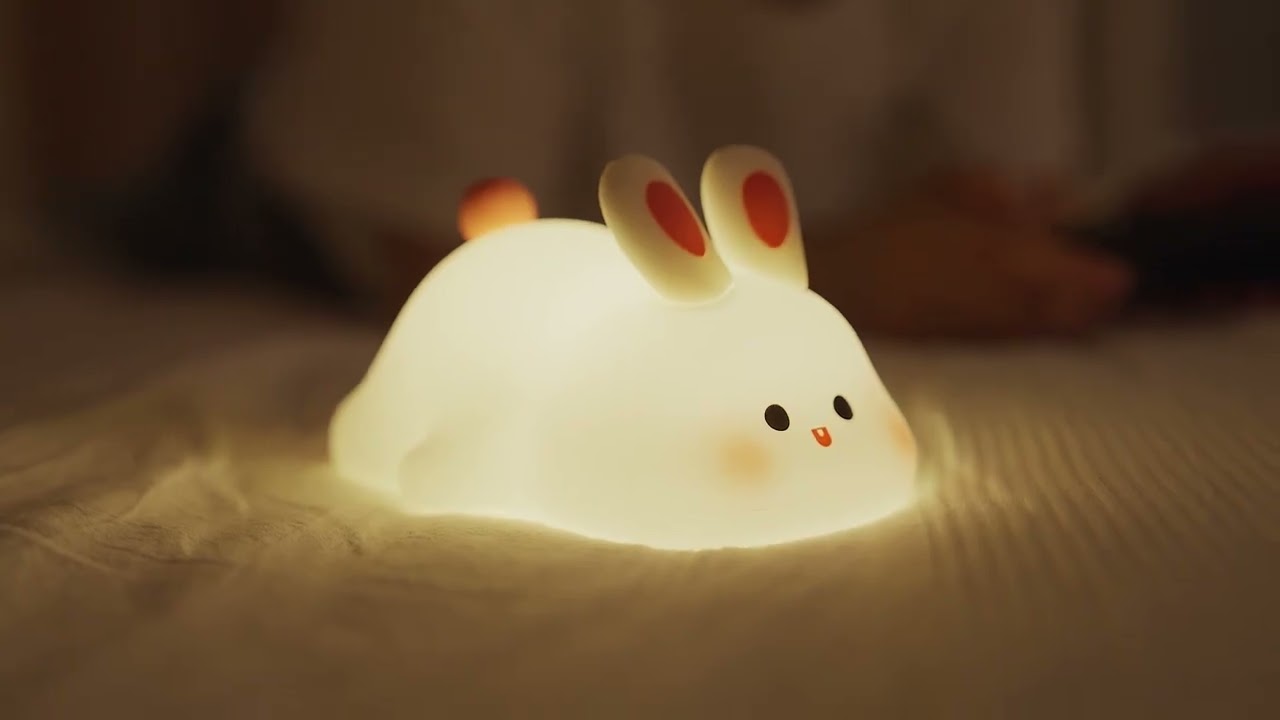 Rabbit Night Light Cute Silicone #children #toys #decor