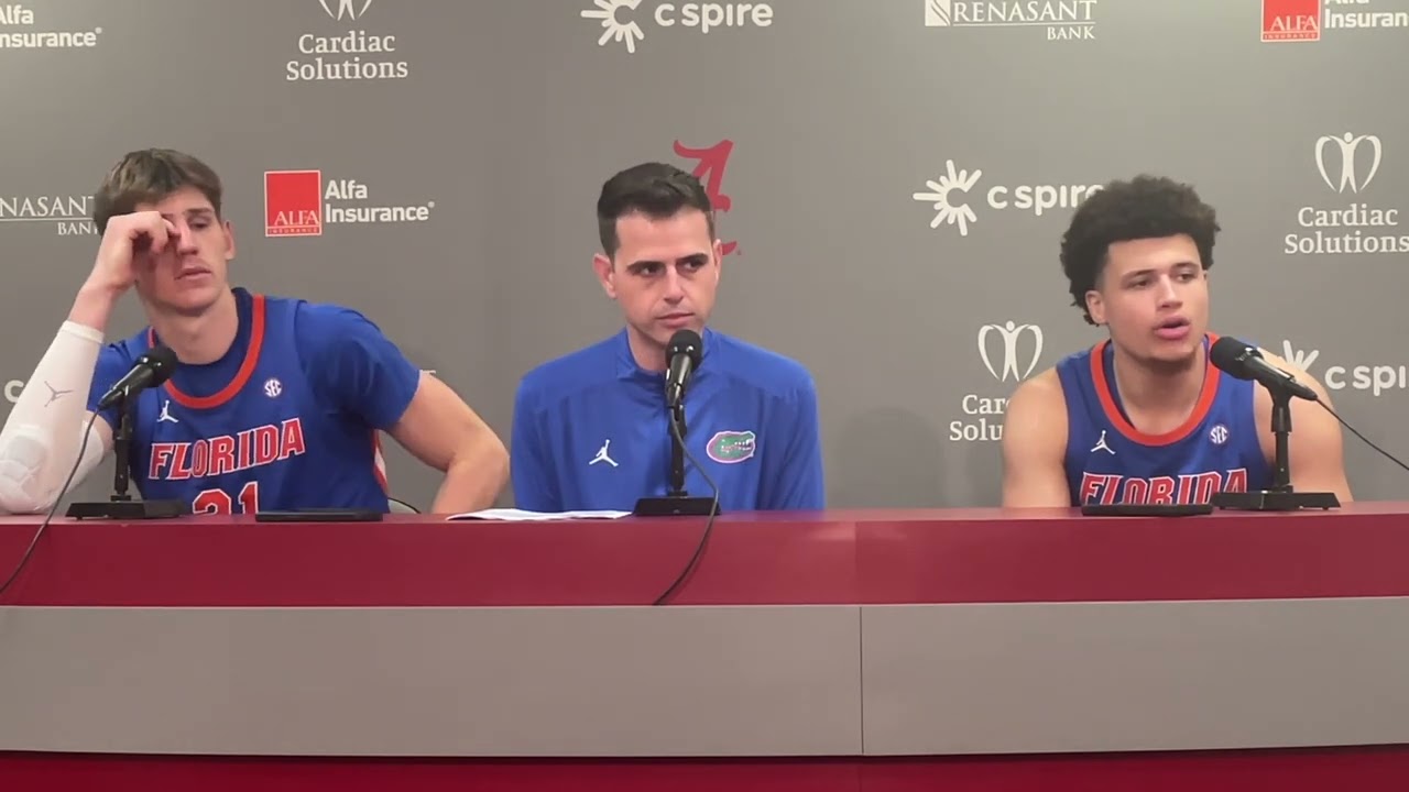 Florida HC Todd Golden, G Walter Clayton Jr., F Alex Condon: Alabama Win