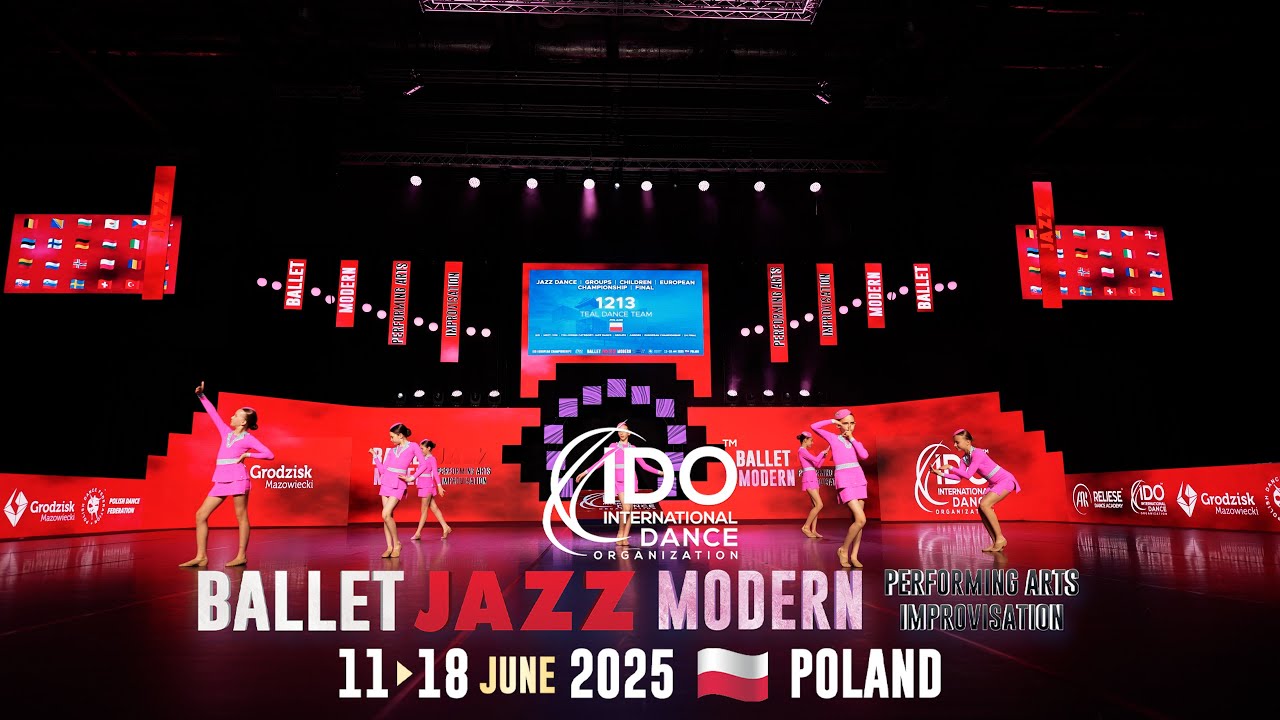 TEAL DANCE TEAM | POLAND | Children Groups | IDO Jazz Dance European Championship 2025
