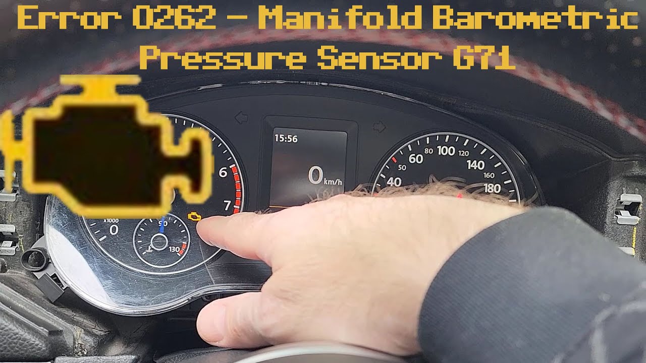 VW jetta / Vento Error 0262 - Manifold Barometric Pressure Sensor G71