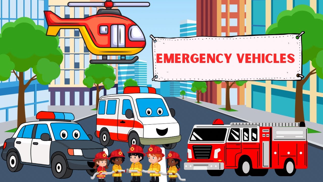 Learn Emergency Vehicles|Our rescue helpers with their Vehicles|Vehicles for kids#kidsvideo#kids#fun