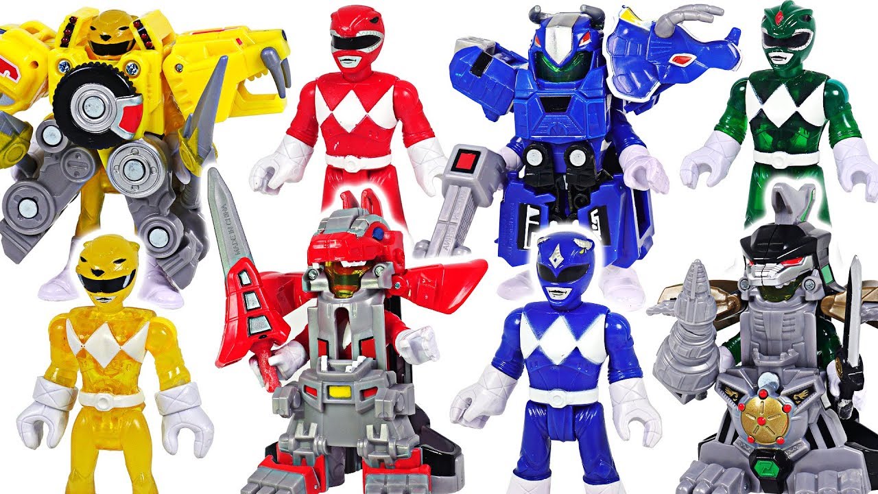 Power Rangers Battle Armor transform! Defeat the Meca Godzilla, dinosaurs! #DuDuPopTOY