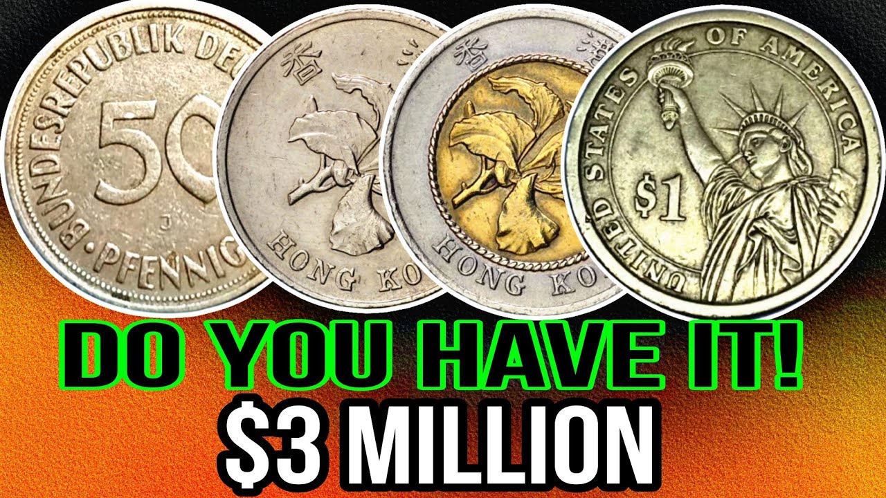 Top 4 Rare, Gold Dollars, Hong Kong Dollars, and Pfennig Coins That Could Make You a Millionaire