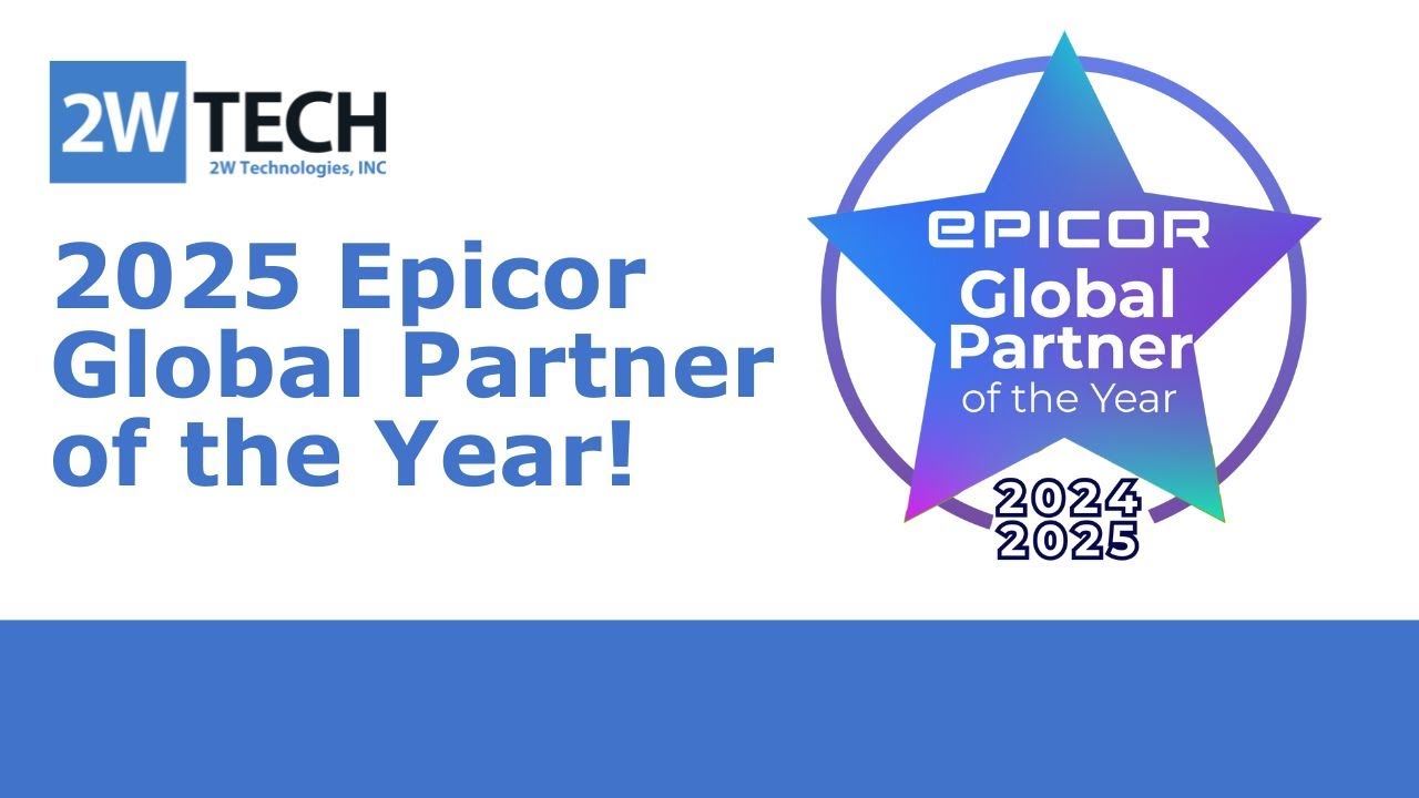 2025 Epicor Global Partner of the Year!