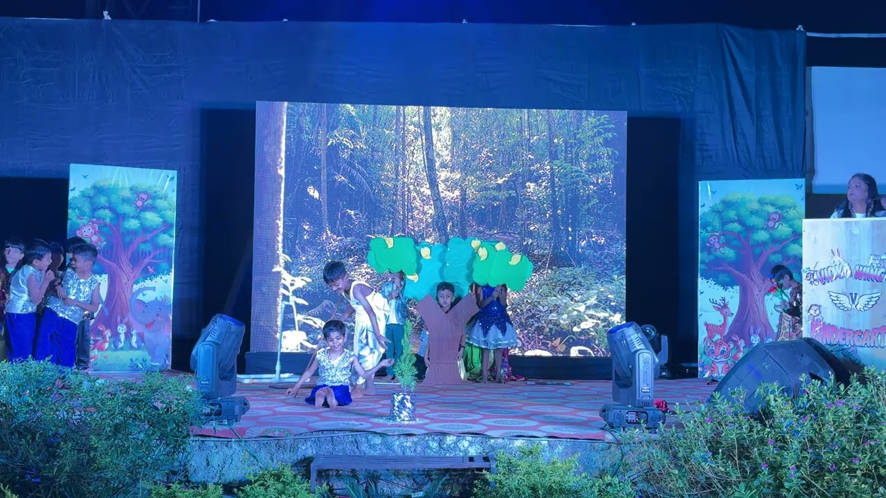 16. Save Tree Drama ( KG2 Students Dance) Vidya Wings Kindergarten , Annual Concert.