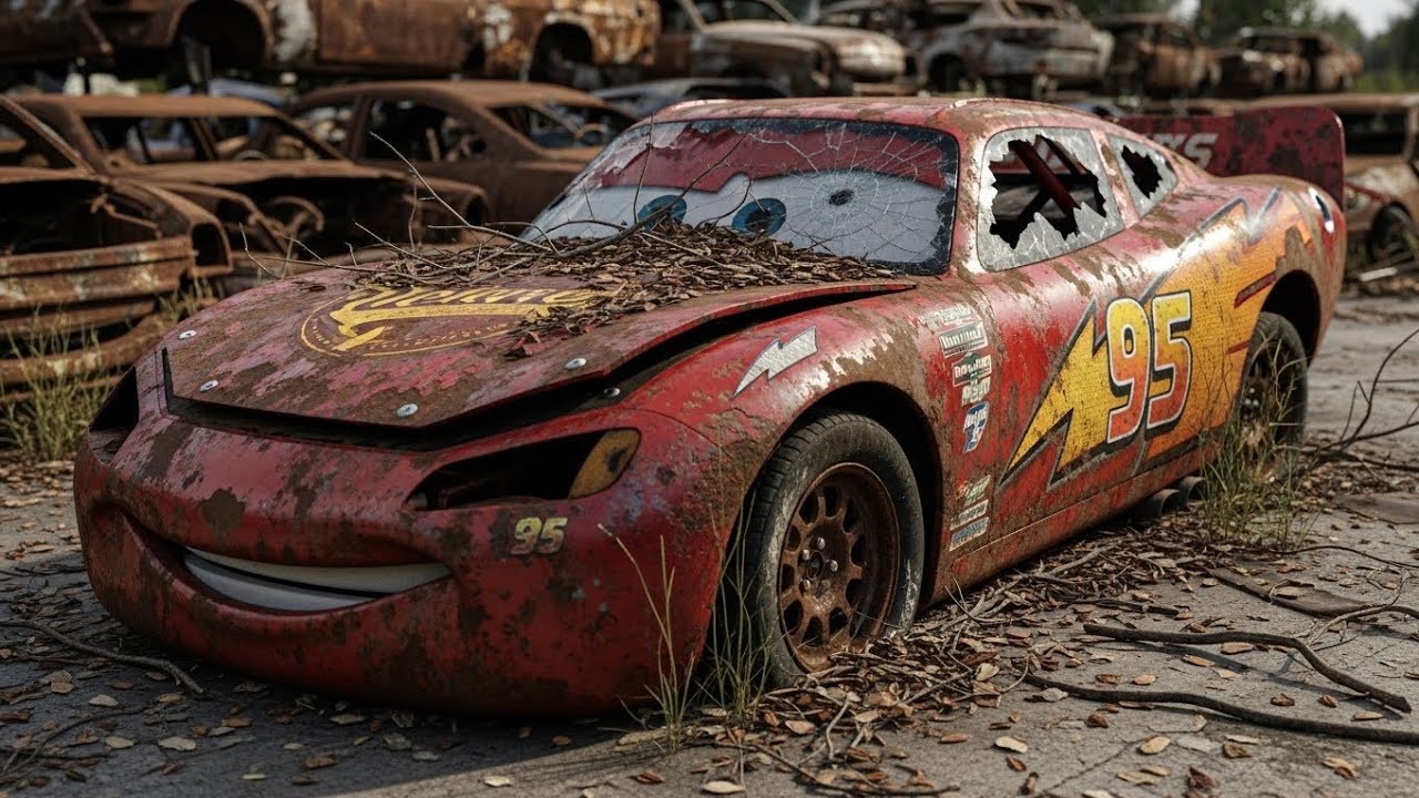 POV ASMR Car Restoration | Lightning McQueen Racing Version Full Restoration From Rust to Showroom 