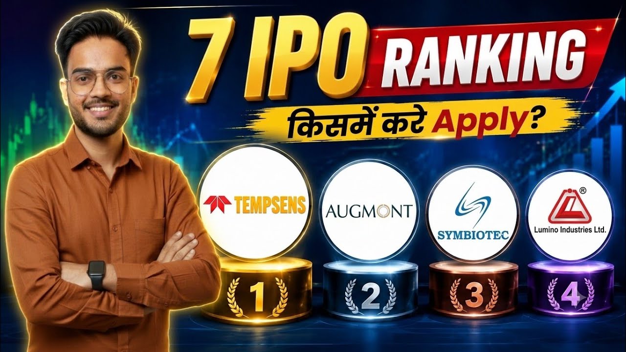7 IPO Ranking | Tempsens Instruments IPO | Augmont Enterprises IPO | Symbiotec Pharmalab & More