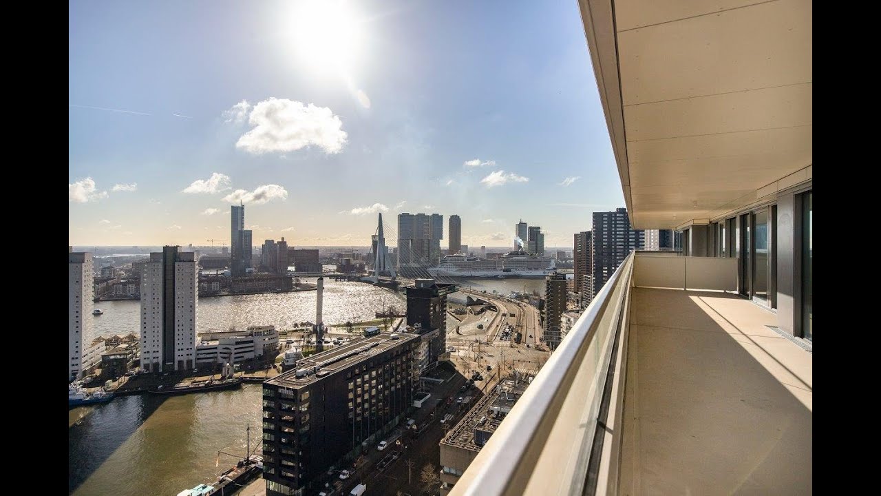 Te huur: Gestoffeerd 4 kamer Mid-Crown CoolTower appartement Rotterdam: &euro; 3.950,00