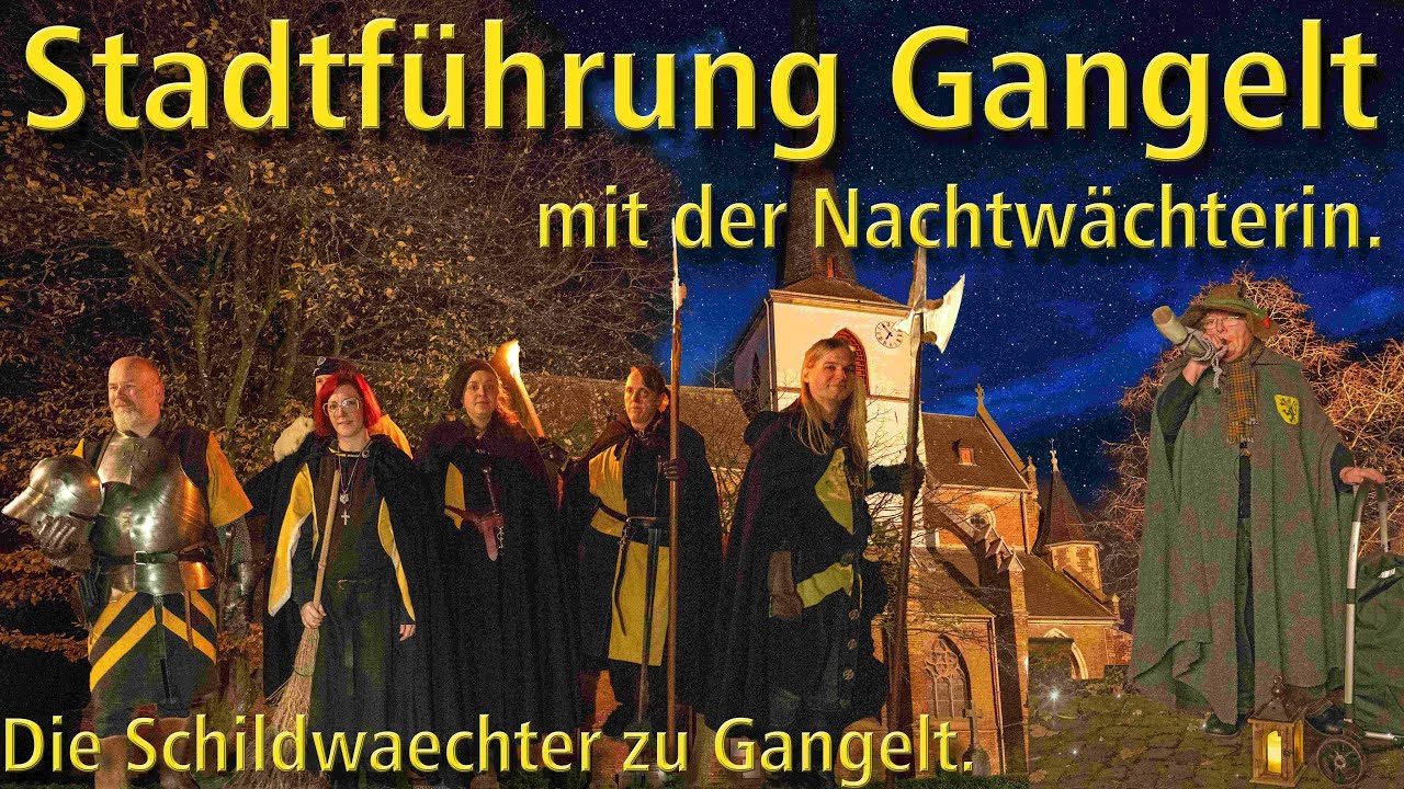 Gangelt bei Nacht, Rundgang mit der Nachtwächterin beim Weihnachtsmarkt Gangelt, Kurzversion 8 Min.