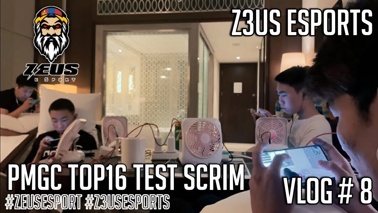 Z3US eSPORT / PMGC TOP16 TEST SCRIM VLOG #8