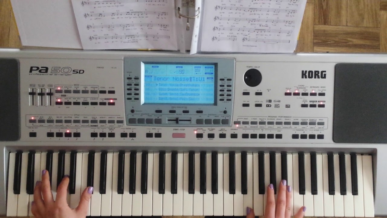 Przekażmy sobie znak pokoju Cover Korg pa50sd