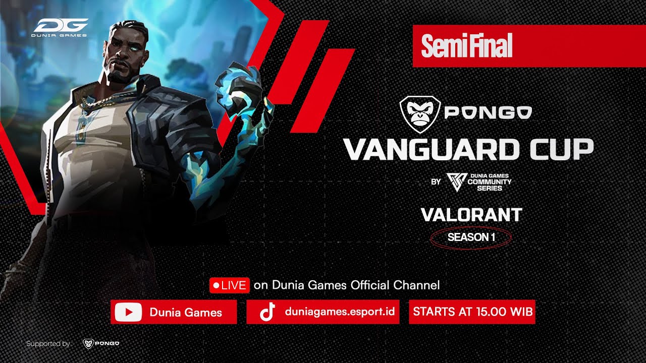 🔴PONGO VANGUARD CUP VALORANT SEASON 1 - DAY 3 | DUNIA GAMES COMMUNITY SERIES