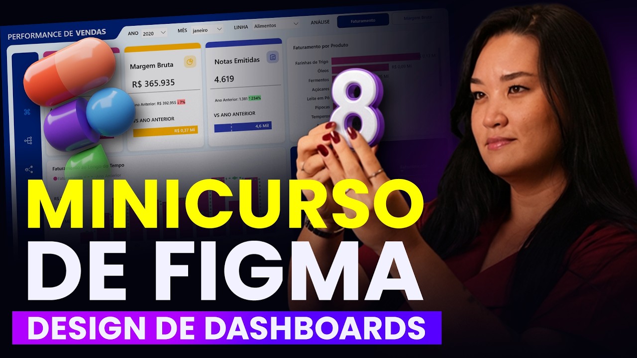 Curso Básico de Figma para Design de Dashboards |Plugins mais importantes do figma | 08