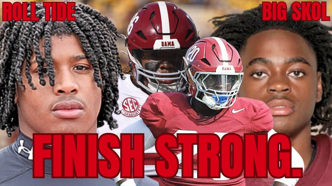 ITS COMING DOWN TO THE FINAL STRETCH: Alabama trying to finish strong, in recruiting.  📱