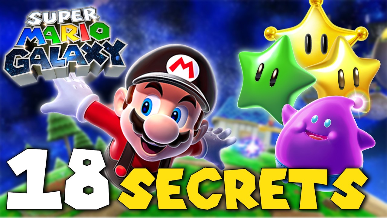 9 SECRETS & EASTER EGGS dans Super Mario Galaxy 1 & 2 !