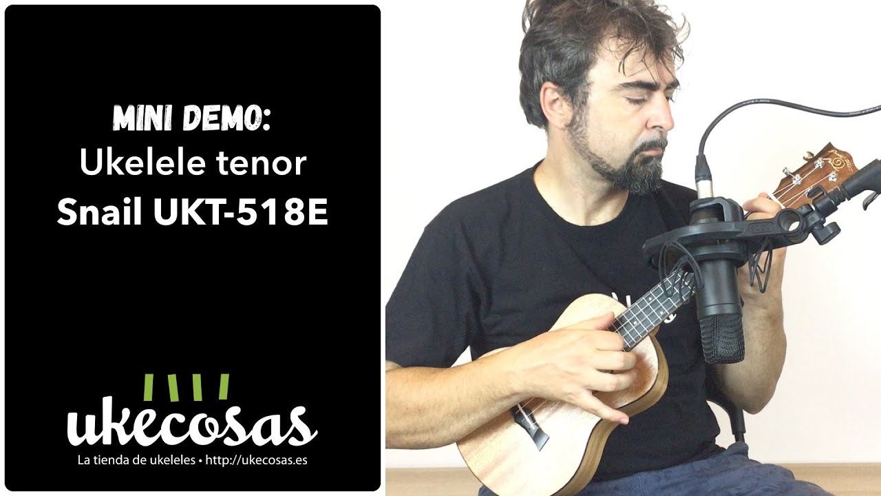 Mini demo: Ukelele tenor Snail UKT-518E