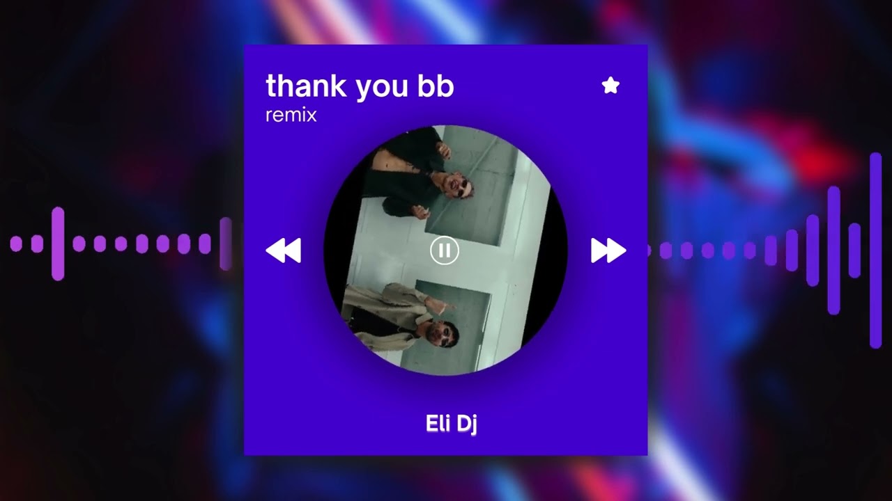 Justin Quiles, Lenny Tavárez - THANK YOU BB // Eli Dj Remix (Cachengue)