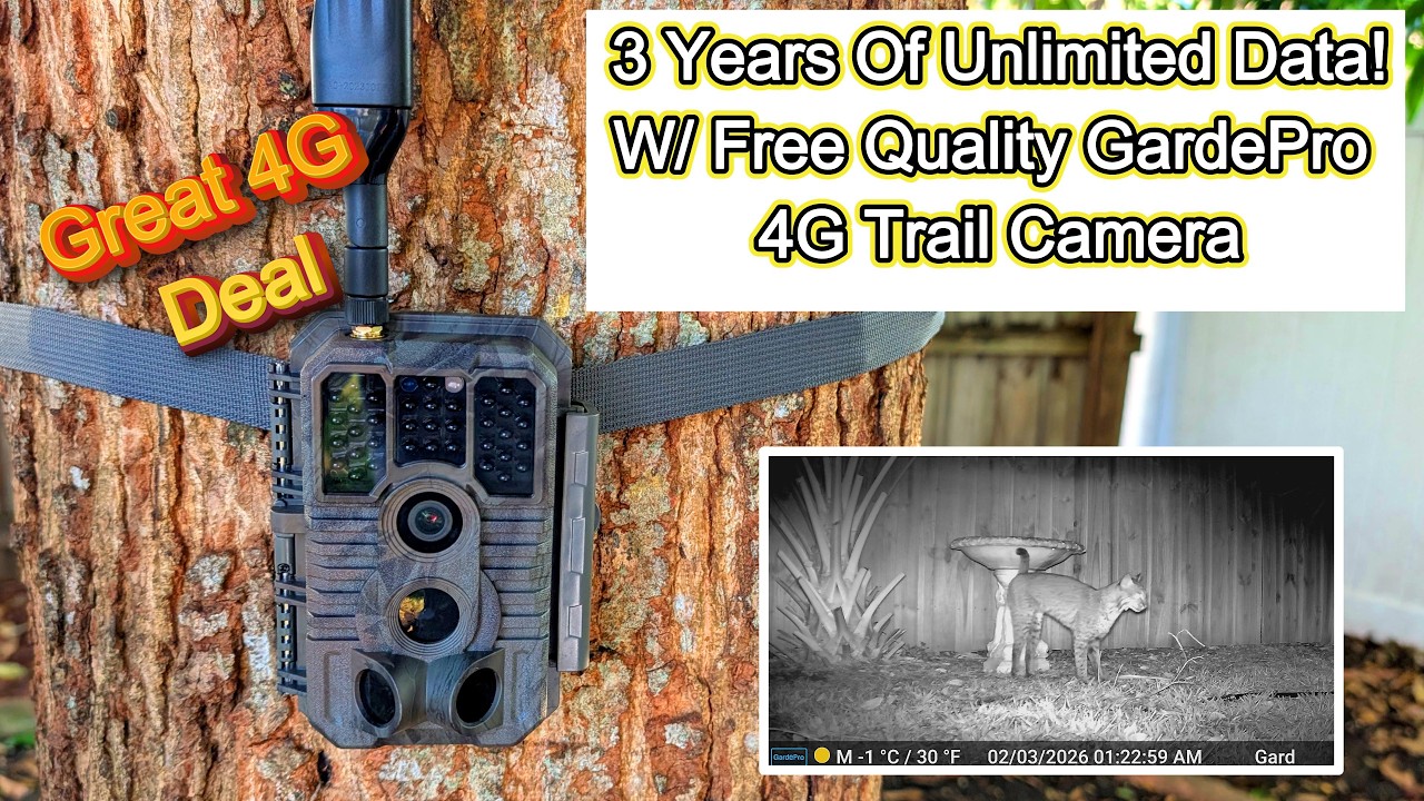 Фотоловушка GardePro 4G с сотовой связью и 3 годами безлимитного трафика &mdash; обзор от EIOT Club.