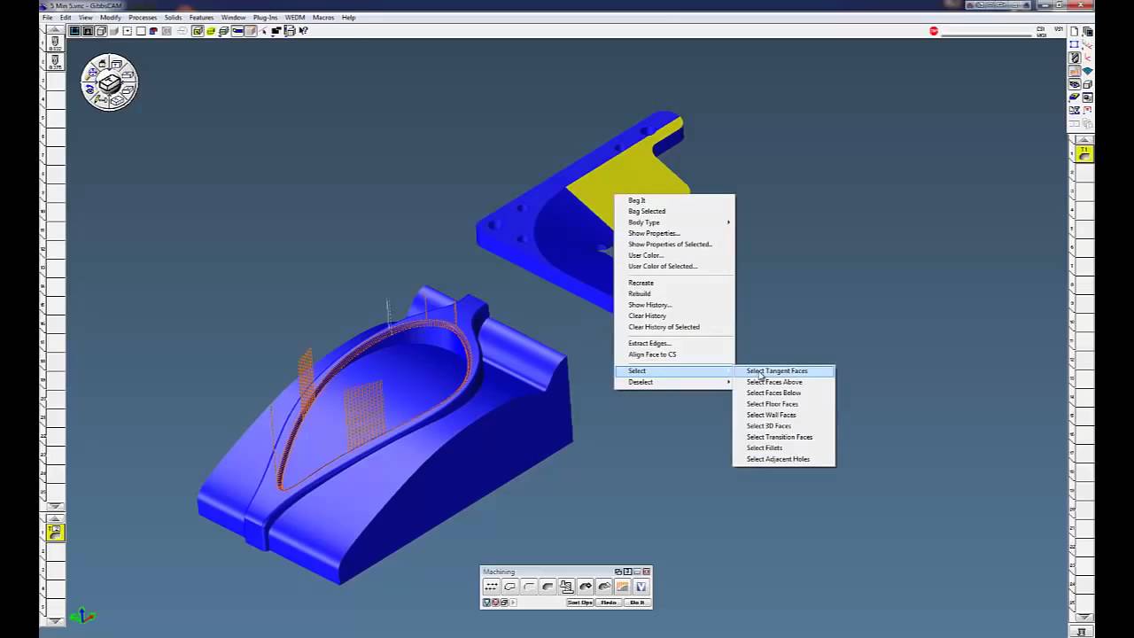 GibbsCAM Surface Flow