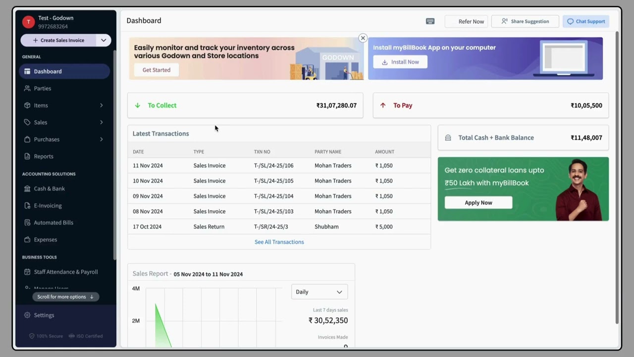 How to use Party Ledger and Party Statement?