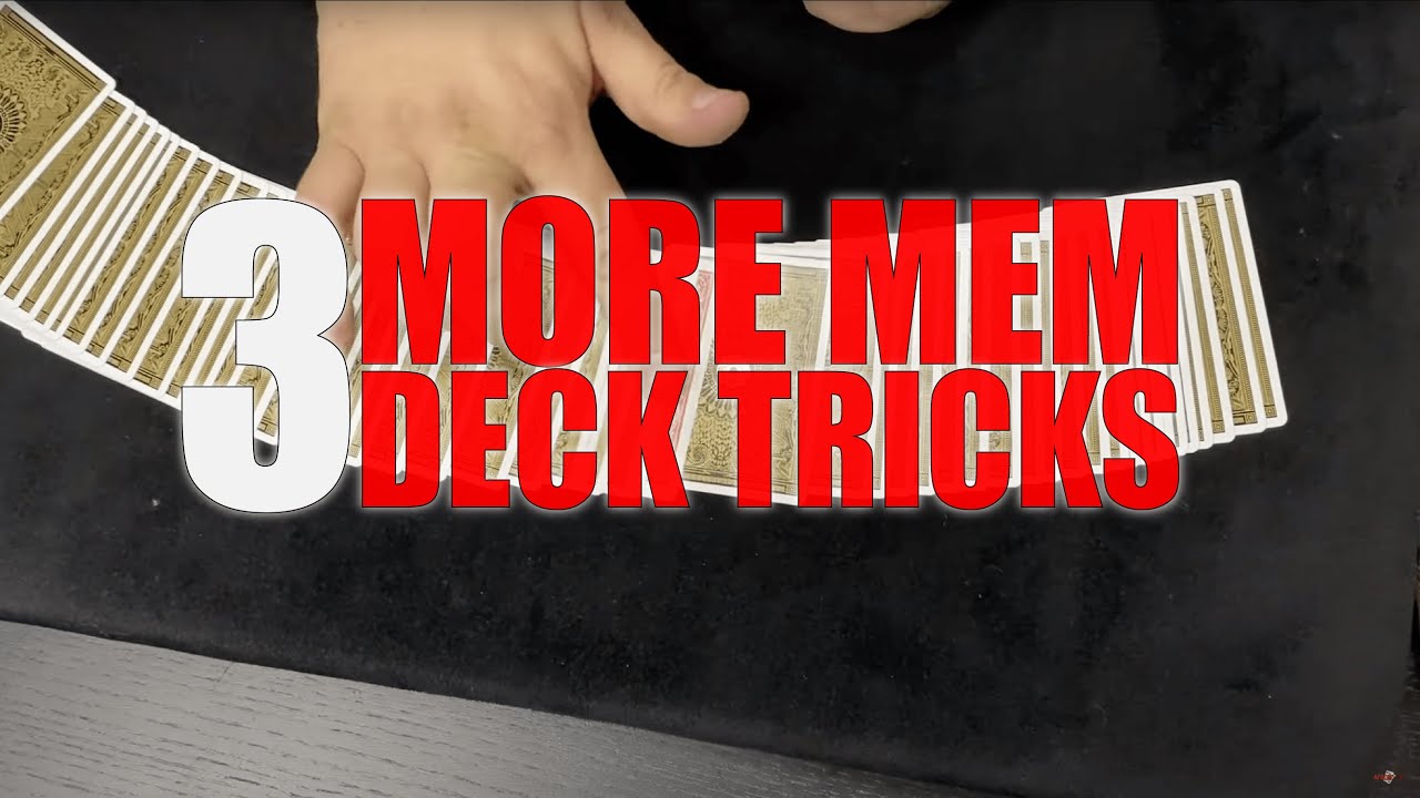 3 More Mem Deck Tricks You Haven't Seen Before | Magic Stuff With Craig Petty