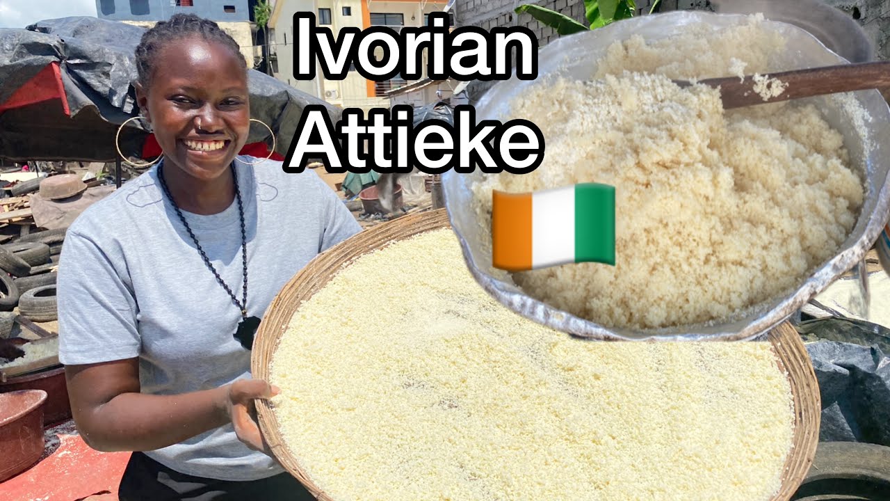 This is how Ivorian Attieke is made in Ivory Coast. 🇨🇮