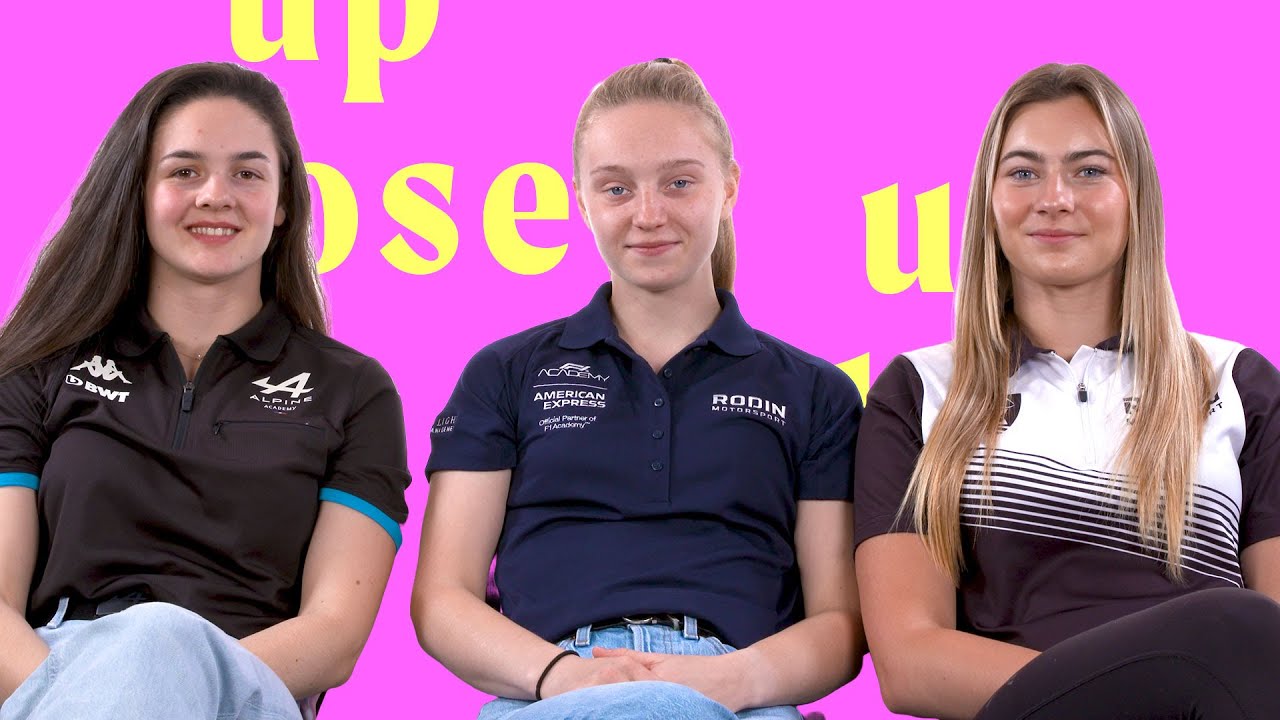 Abbi Pulling, Jess Edgar and Lola Lovinfosse on F1 Academy And Racing Rituals | Cosmopolitan UK