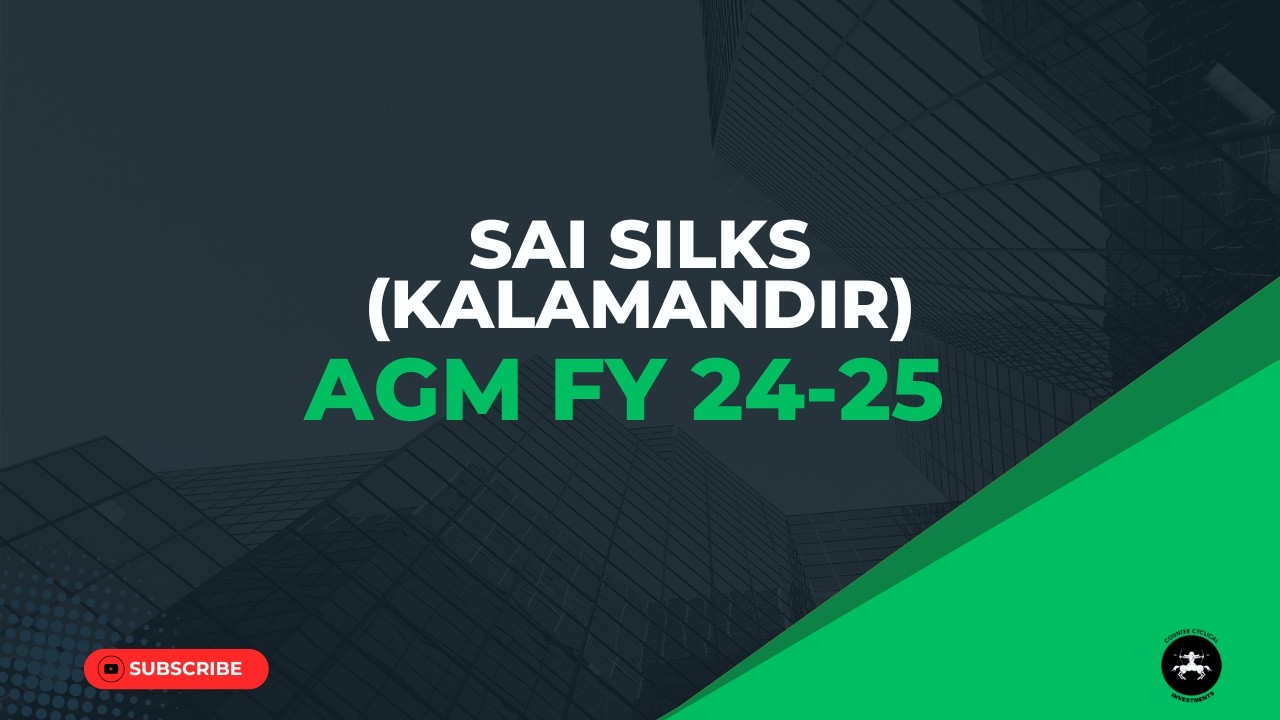 Sai Silks Kalamandir Ltd FY 2024 25 AGM