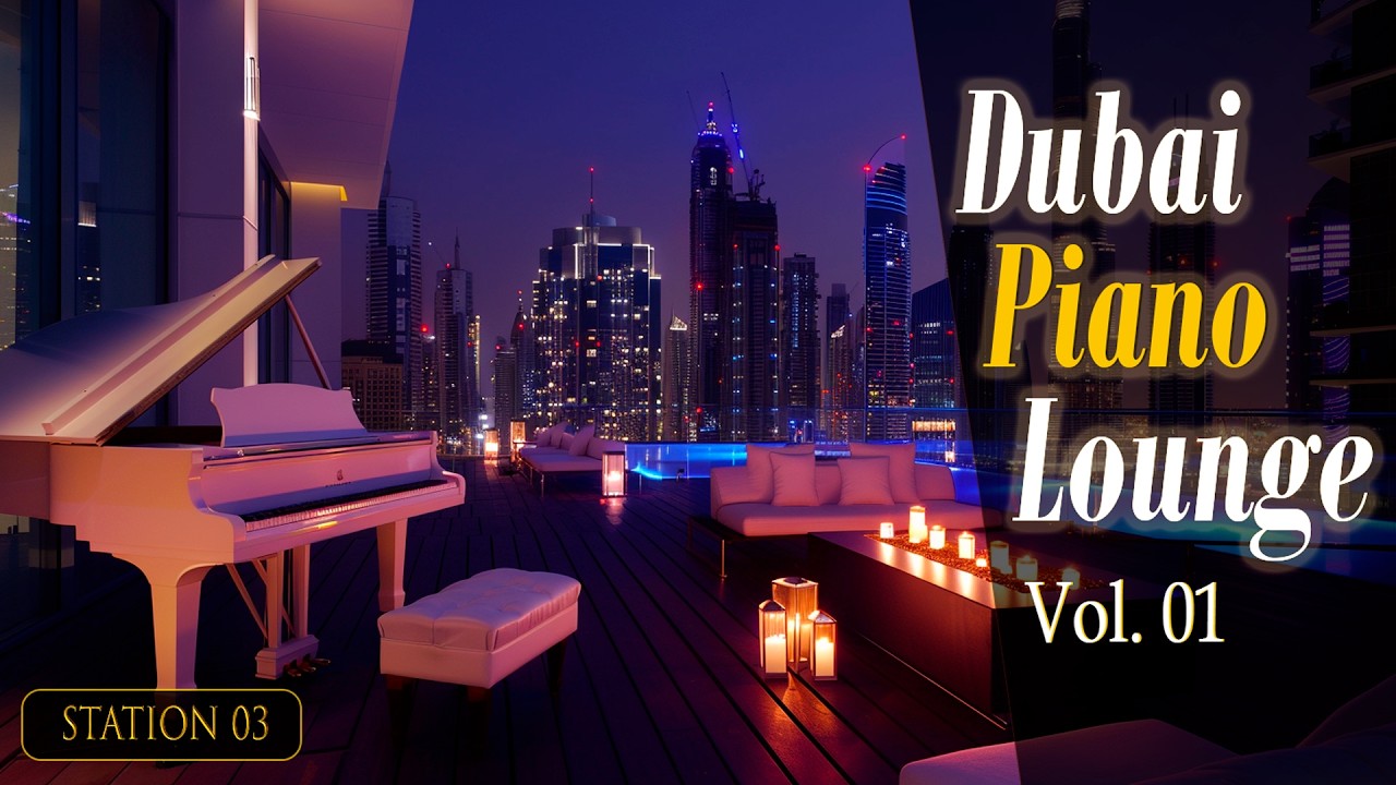 Midnight Dubai Jazz Lounge ☕ Relaxing Smooth Jazz & Chillout Music