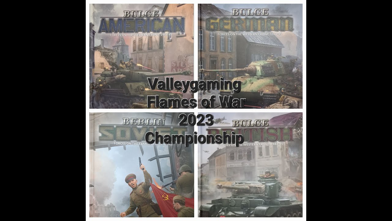 Flames of War Battle Report: 2023 Championship Richard's Americans vs Rob's British