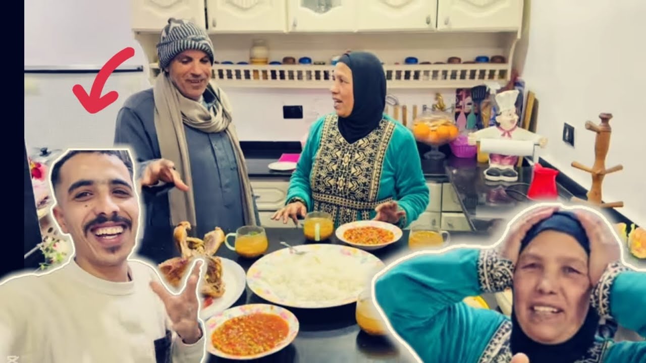طارق فاجأنا بدل المفاجأه اتنين والحلو مبيكملش😭ابو طارق اتخانق وسيبنا الاكل😭😭💔