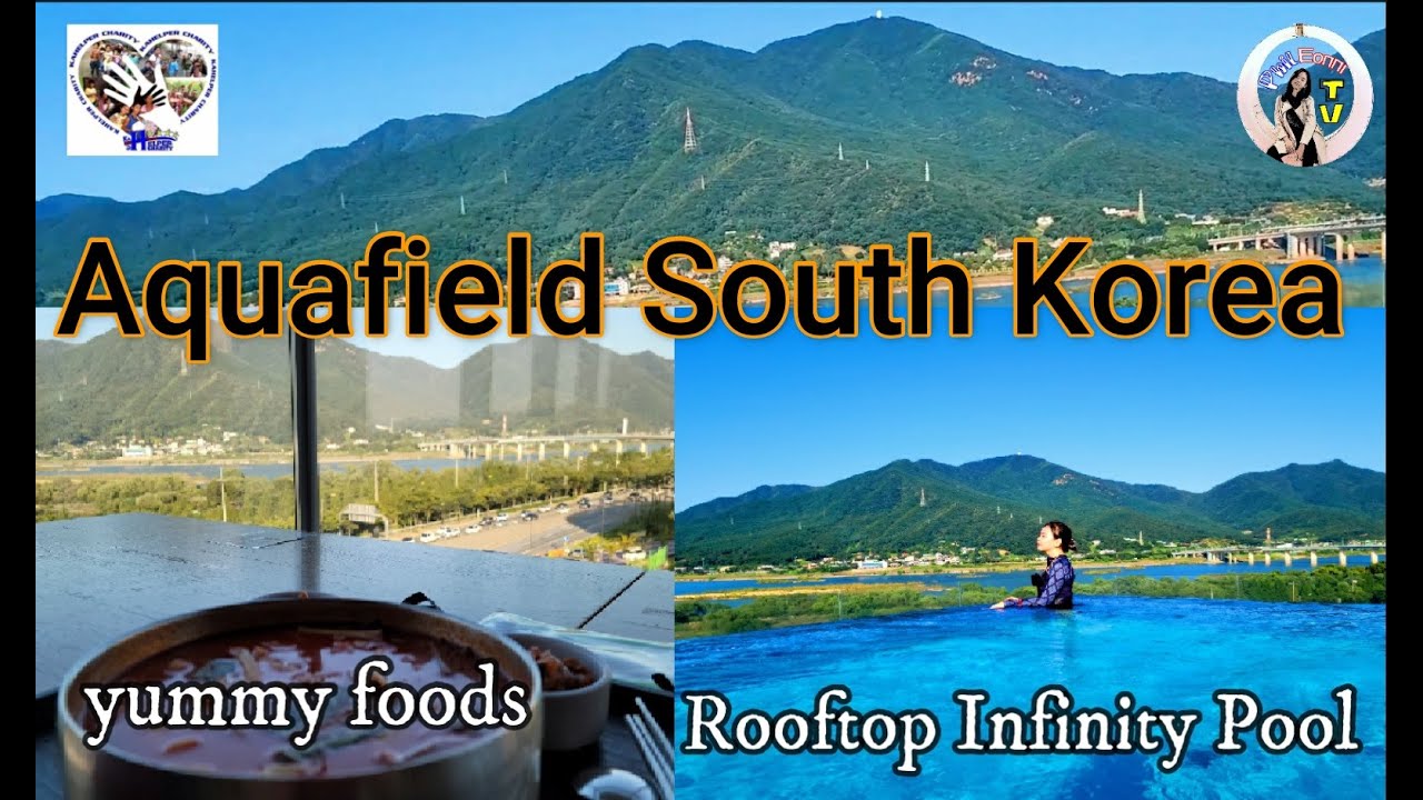 [아쿠아필드]AQUAFIELD South Korea - Rooftop Infinity Pool- Best place to visit in Seoul, South Korea