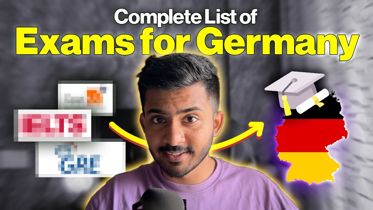 Ultimate LIST of EXAMS YOU NEED to Study in Germany - TestAS, GRE and more!