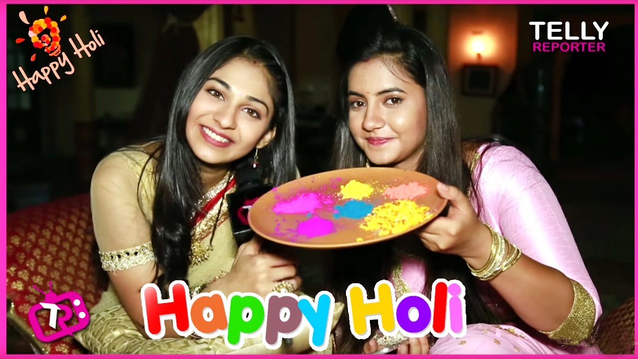 Happy Holi 2017: Meera Deosthale & Vidhi Pandya Celebrate With Telly Reporter | Exclusive