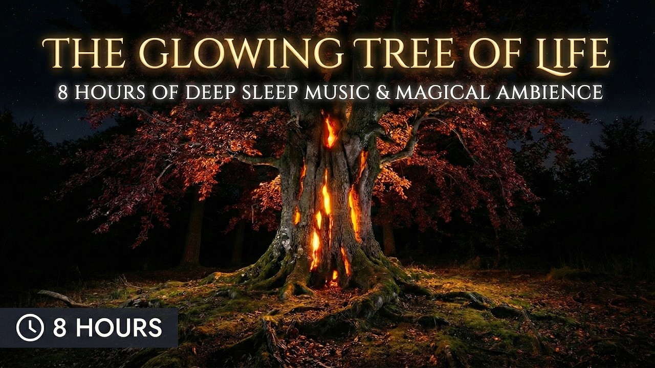 Rest Beneath the Glowing Tree | 8 Hours of Deep Sleep & Healing Frequencies