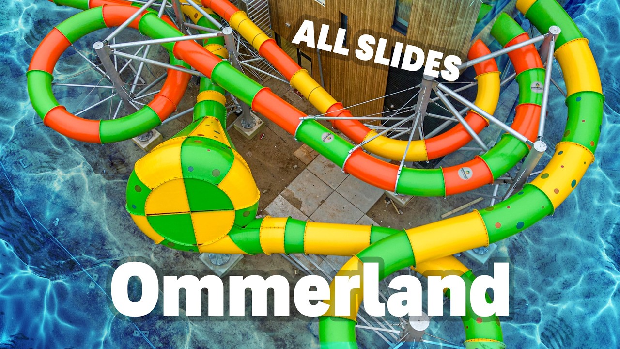 New Indoor Water Park! All Water Slides at Camping Ommerland 2026