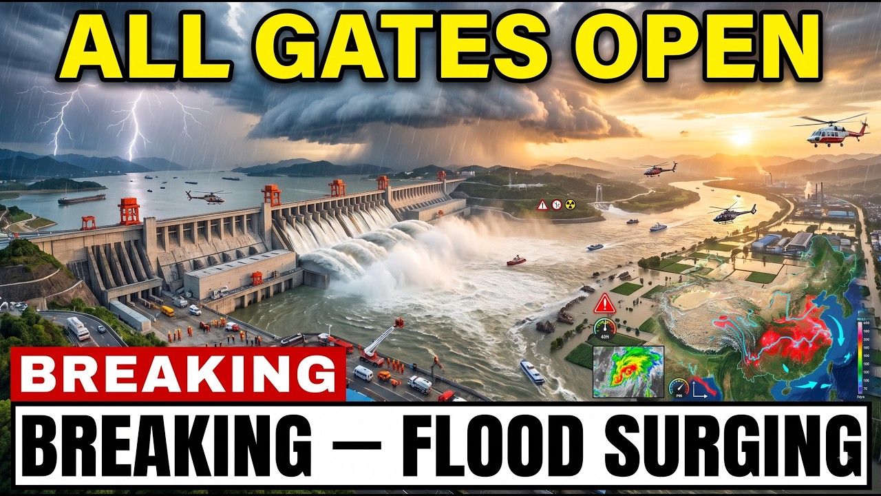 Three Gorges Dam Opens Every Gate &mdash; The Flood Downstream Is Already Catastrophic