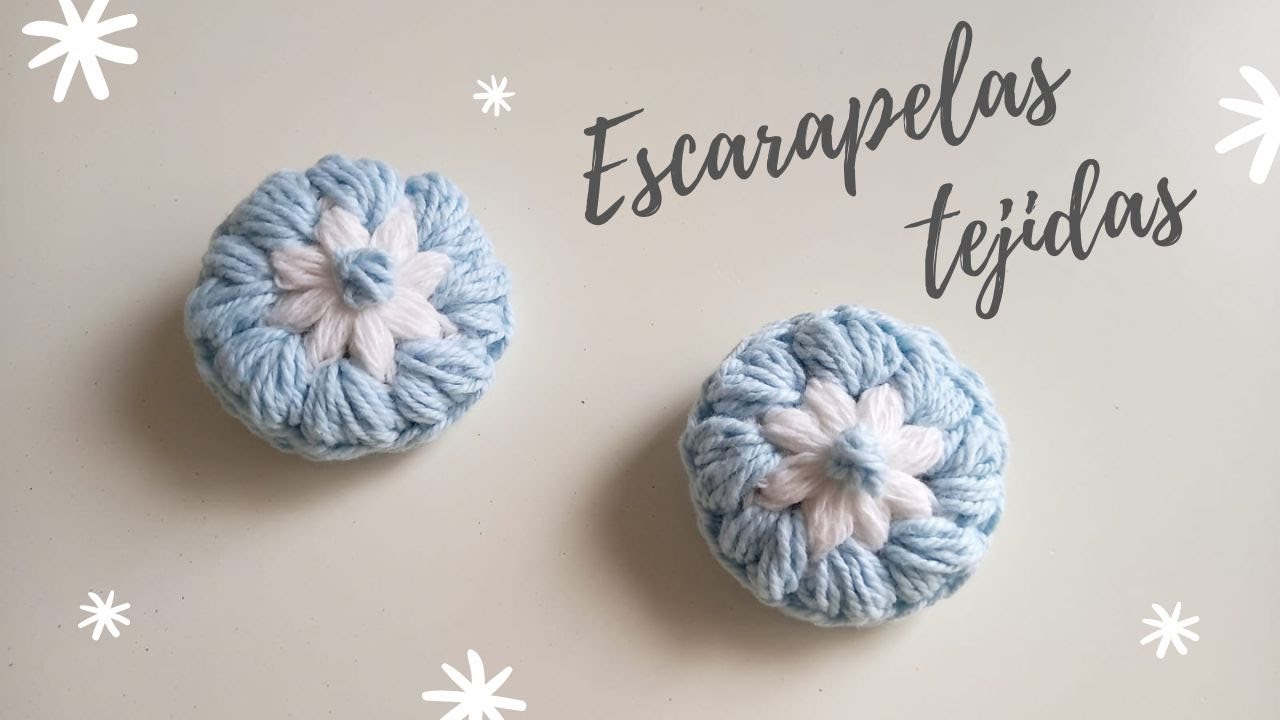 Escarapelas tejidas a crochet