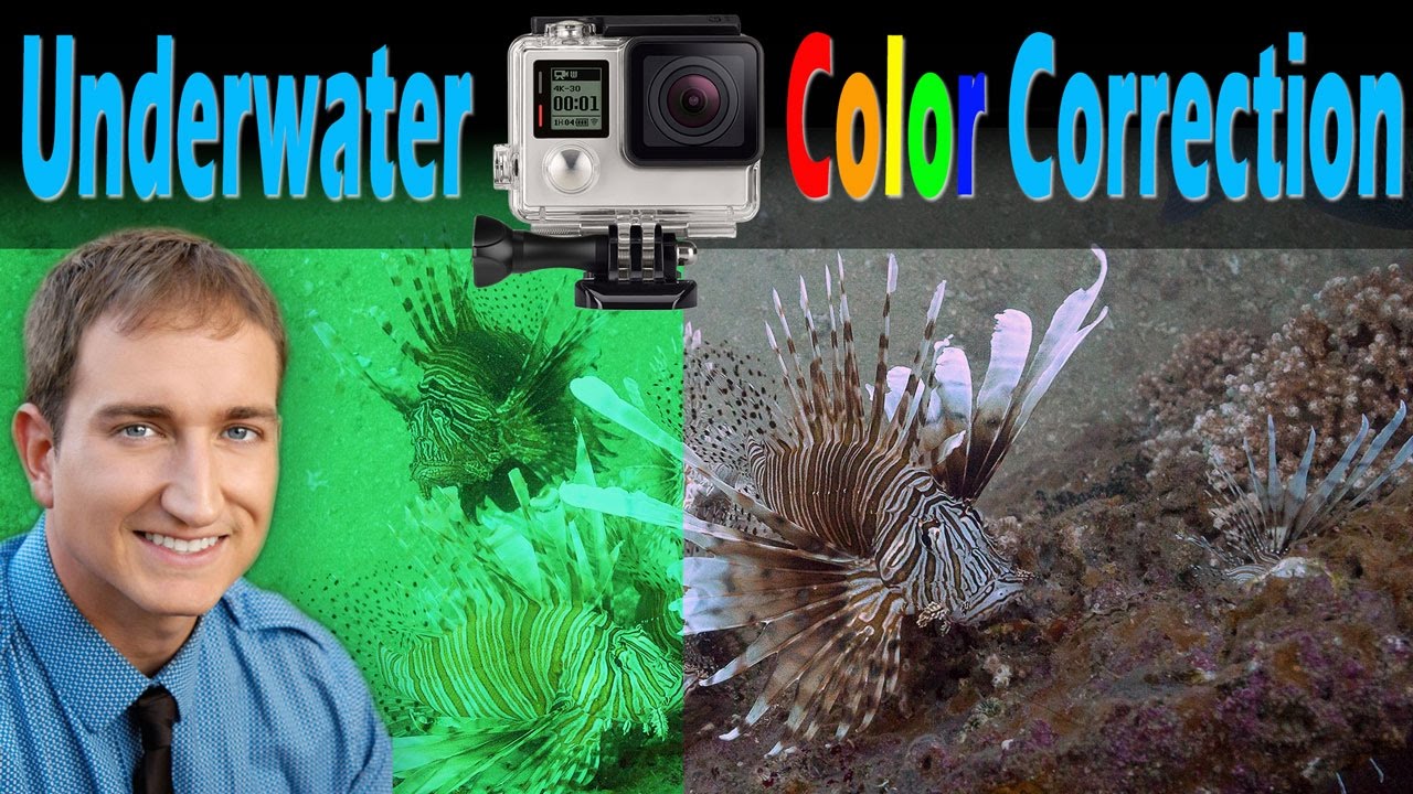 How To Professionally Color Correct GoPro Deep Underwater Footage