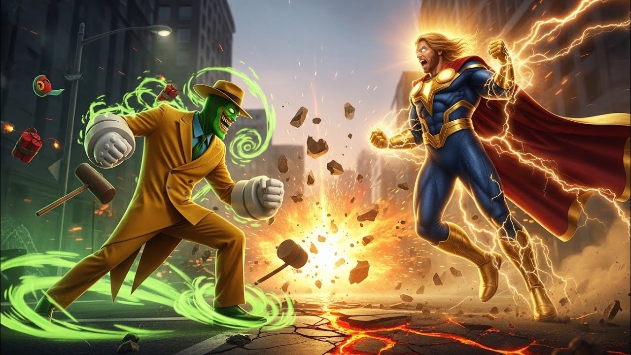 The Mask vs Sentry — Chaos vs The Power of a Million Suns | Epic Battle Story