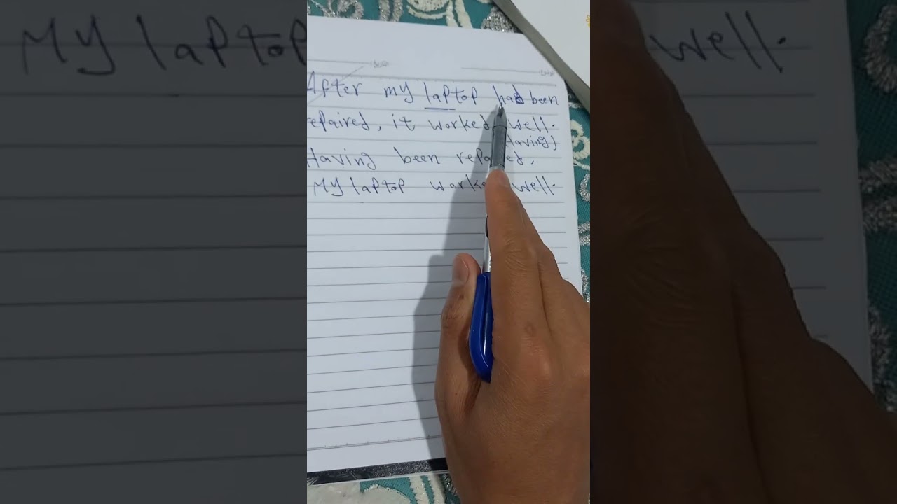ملحوظة على زمن الماضي التام البسيط 