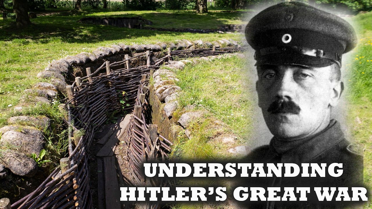 The Place where Adolf Hitler Fought in WW1 - Bayernwald Trenches at Croonaert Wood