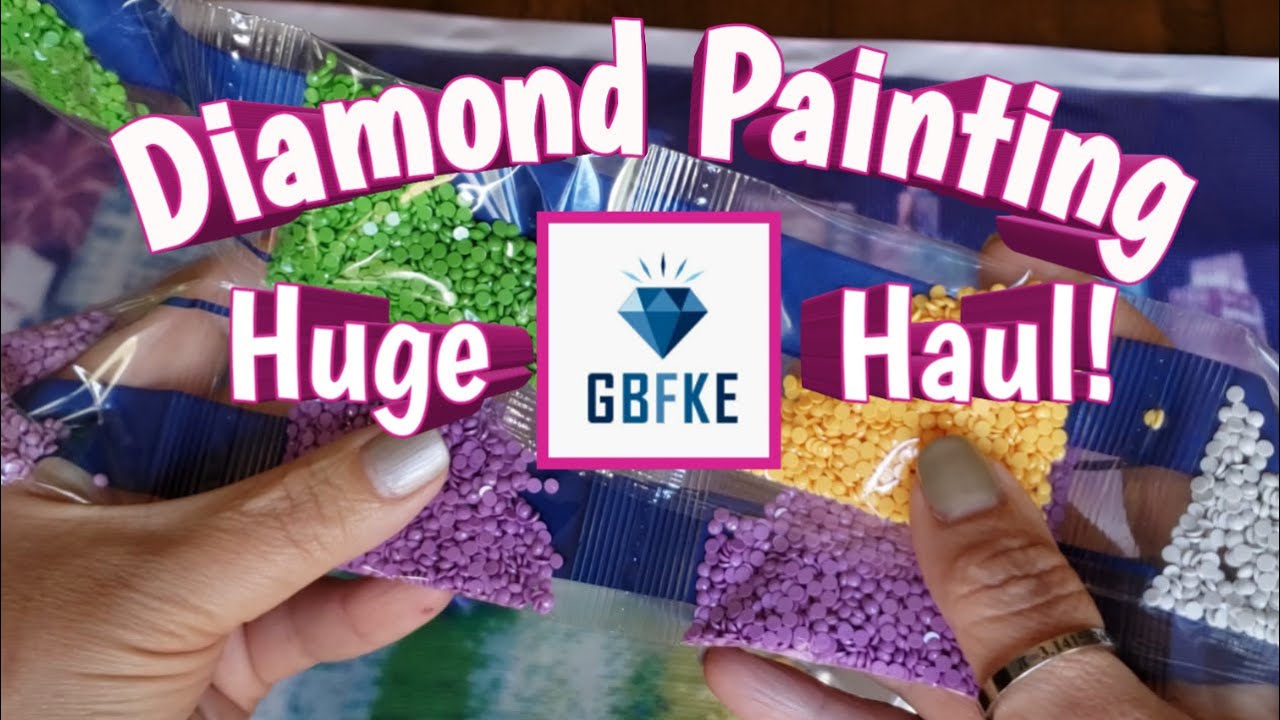 My Largest Diamond Painting Ever!!