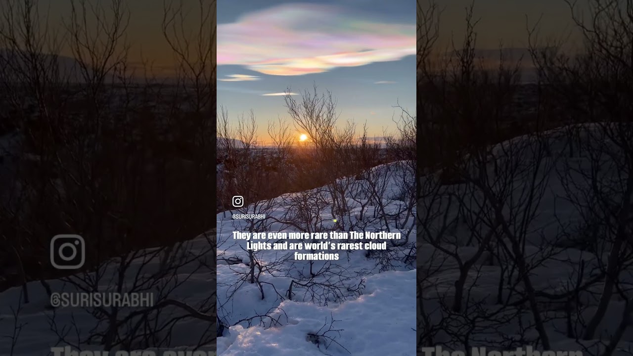 #PolarStratosphericClouds #SkyMagic #WinterWonders  #auroraoftheday #iceland #northernlights