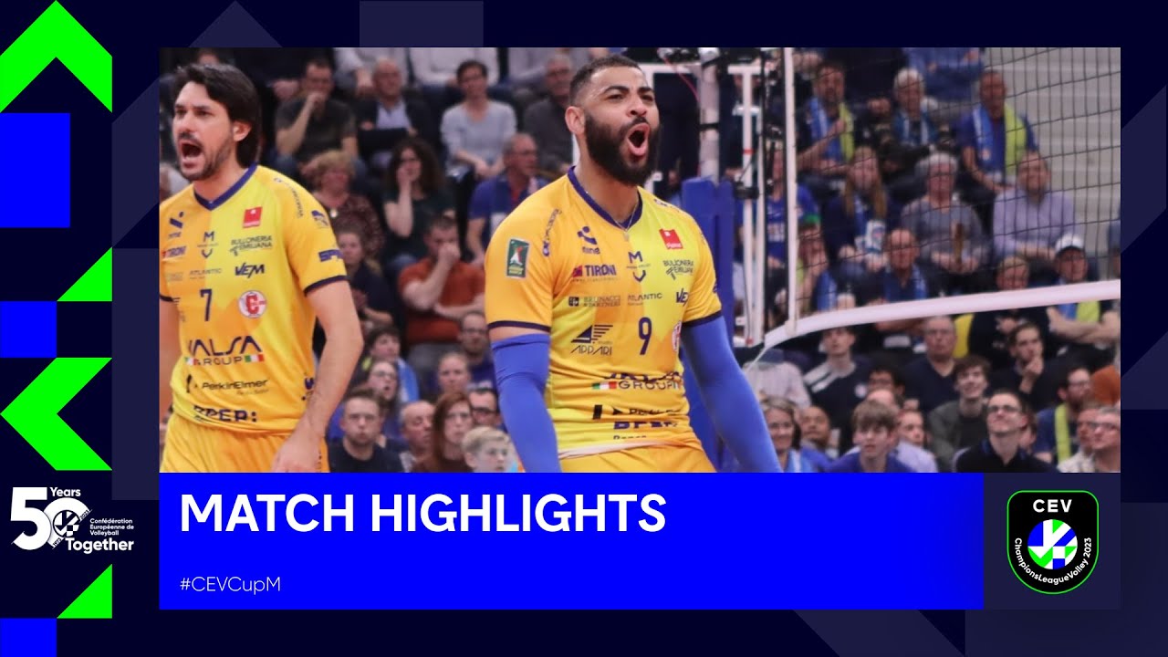 Highlights I Knack ROESELARE vs Valsa Group MODENA I CEV Volleyball Cup