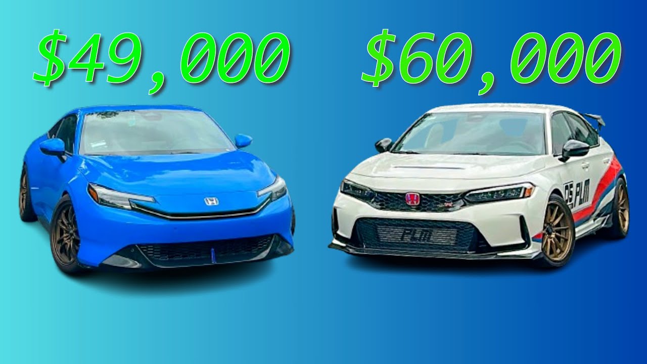 Honda Prelude 2026 года против Honda Civic Type-R FL5 2024 года