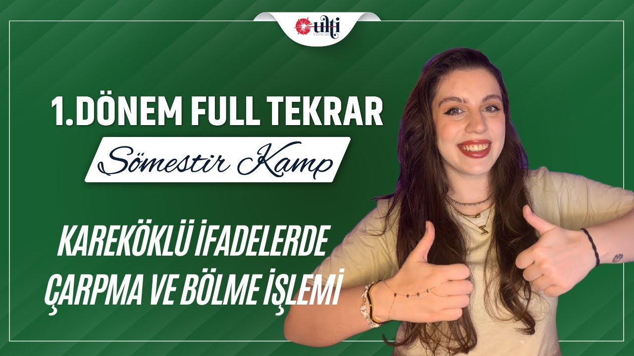 8. Sınıf Matematik - Kareköklü İfadelerde Çarpma ve Bölme İşlemi  | LGS Sömestr Kampı
